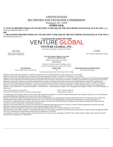 Vorschaubild Venture Global Jahresbericht 2024