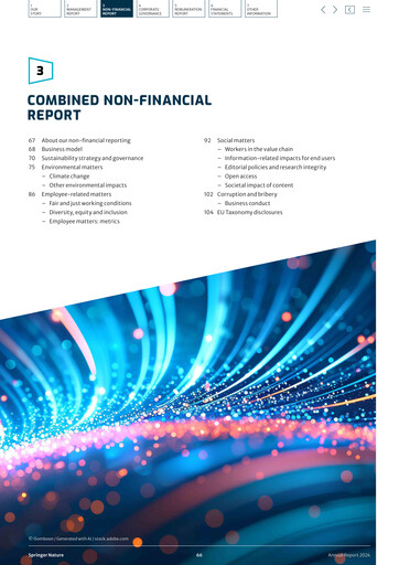 Miniature Springer Nature AG Rapport ESG 2024