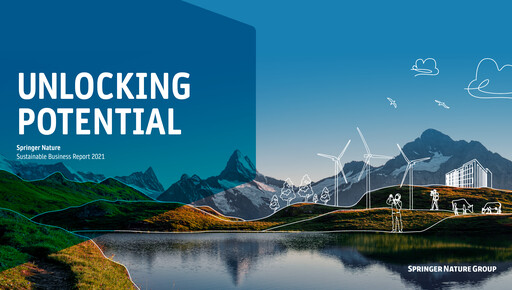 Thumbnail Springer Nature AG Sustainability Report 2021
