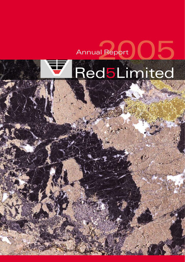 Thumbnail Vault Minerals Annual Report 2005