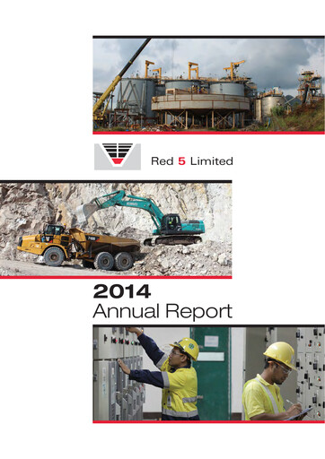 Thumbnail Vault Minerals Annual Report 2014