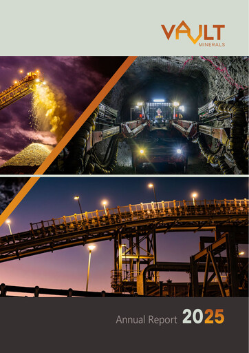 Thumbnail Vault Minerals Annual Report 2025