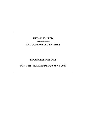 Thumbnail Vault Minerals Financial Report fy2009
