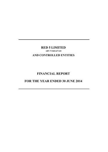 Thumbnail Vault Minerals Financial Report fy2014