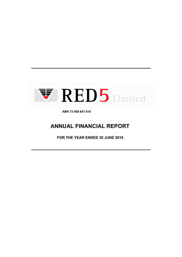 Thumbnail Vault Minerals Financial Report fy2018