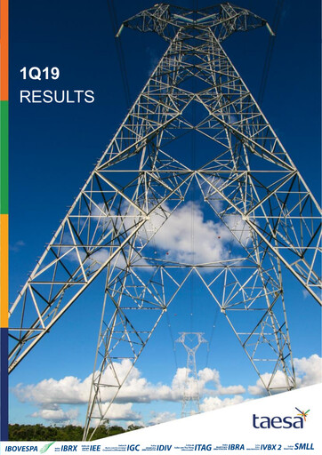 Thumbnail Taesa (Transmissora Aliança de Energia Elétrica) Quarterly Report 2019-q1