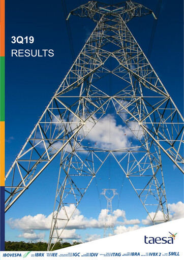 Thumbnail Taesa (Transmissora Aliança de Energia Elétrica) Quarterly Report 2019-q3
