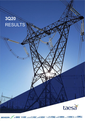 Thumbnail Taesa (Transmissora Aliança de Energia Elétrica) Quarterly Report 2020-q3