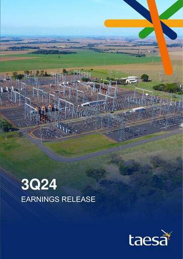 Thumbnail Taesa (Transmissora Aliança de Energia Elétrica) Quarterly Report 2024-q3