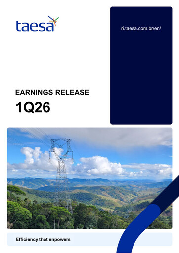 Thumbnail Taesa (Transmissora Aliança de Energia Elétrica) Quarterly Report 2026-q1