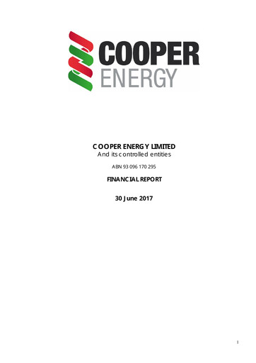 Thumbnail Amplitude Energy Financial Report 2017