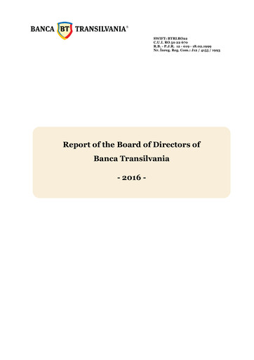 Thumbnail Banca Transilvania Annual Report 2016