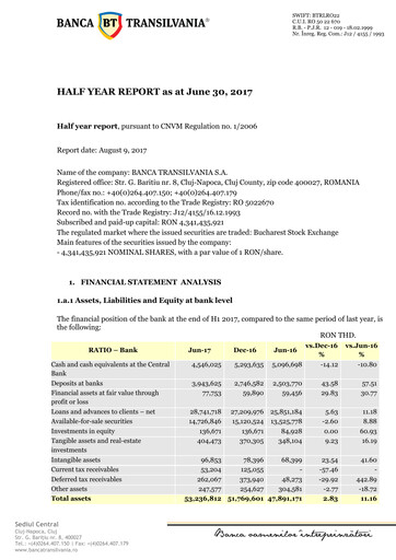 Thumbnail Banca Transilvania Half-year Report 2017-h1