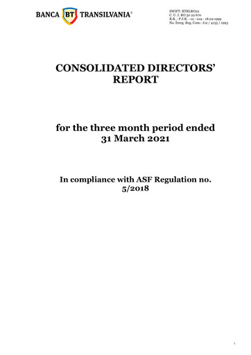 Thumbnail Banca Transilvania Quarterly Report 2021-q1