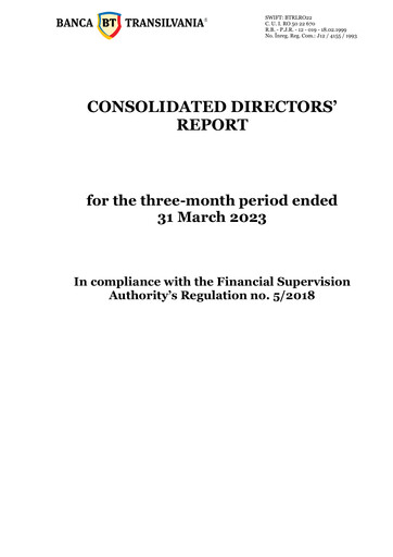 Thumbnail Banca Transilvania Quarterly Report 2023-q1