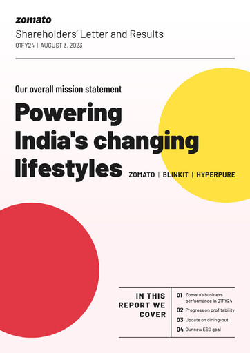 Thumbnail Eternal (Zomato) Quarterly Report 2023-q1