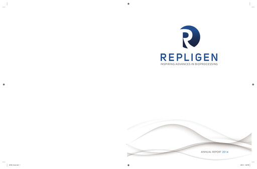 Vorschaubild Repligen
 Jahresbericht 2014