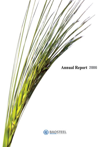 Thumbnail Baosteel Annual Report 2006