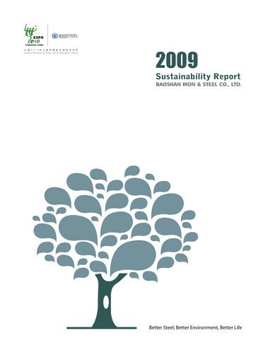 Thumbnail Baosteel Sustainability Report 2009