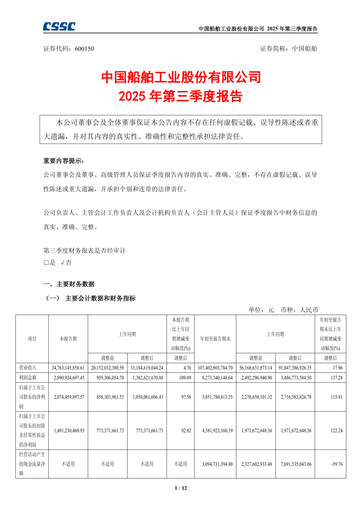 Thumbnail China State Shipbuilding Corporation (CSSC) Quarterly Report 2025-q3
