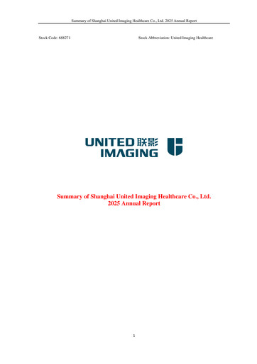 Vorschaubild Shanghai United Imaging Healthcare Jahresbericht 2025