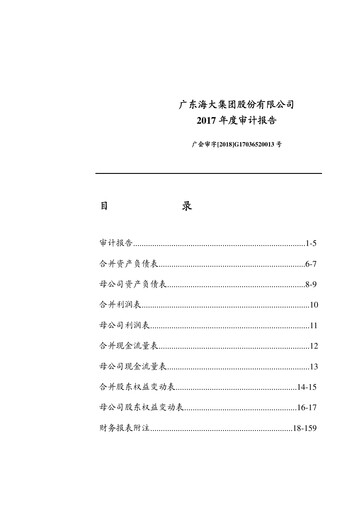 Miniature Guangdong HAID Group Bilan financier 2017
