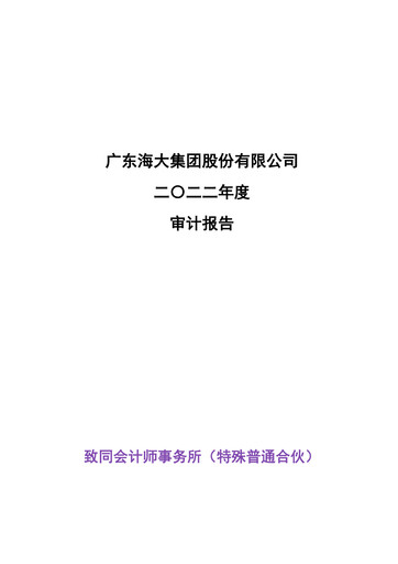 Miniature Guangdong HAID Group Bilan financier 2022