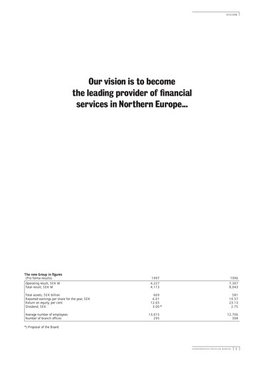 Thumbnail Skandinaviska Enskilda Banken Annual Report 1997
