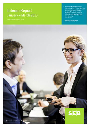Thumbnail Skandinaviska Enskilda Banken Quarterly Report 2013-q1
