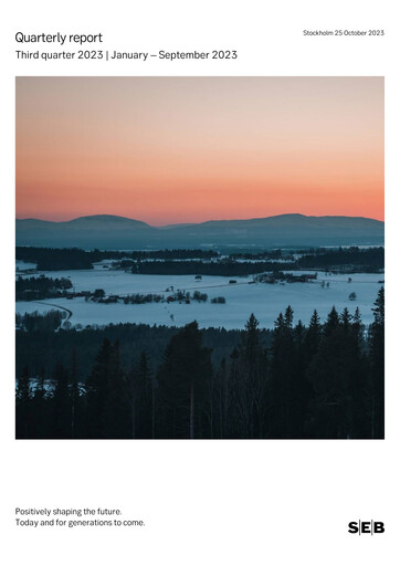 Thumbnail Skandinaviska Enskilda Banken Quarterly Report 2023-q3