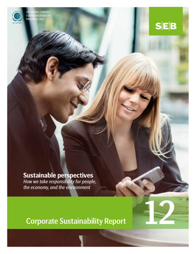 Thumbnail Skandinaviska Enskilda Banken Sustainability Report 2012