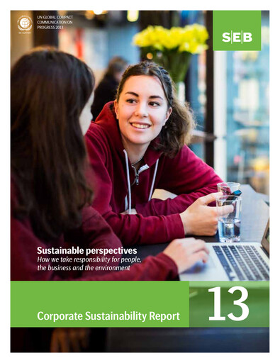 Thumbnail Skandinaviska Enskilda Banken Sustainability Report 2013