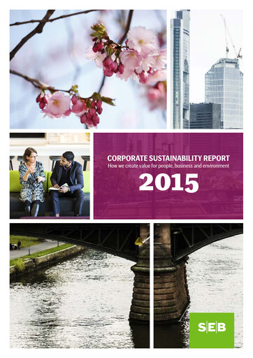 Thumbnail Skandinaviska Enskilda Banken Sustainability Report 2015