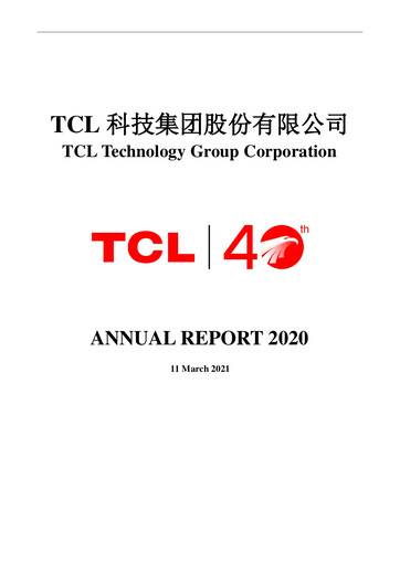 Thumbnail TCL Technology Group Corporation Annual Report 2020