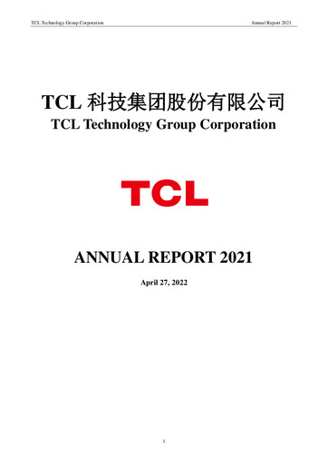 Thumbnail TCL Technology Group Corporation Annual Report 2021