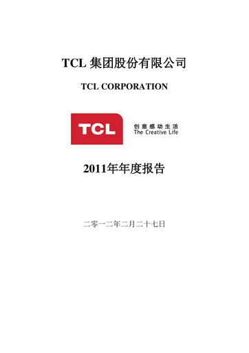 Thumbnail TCL Technology Group Corporation Annual Report 2011