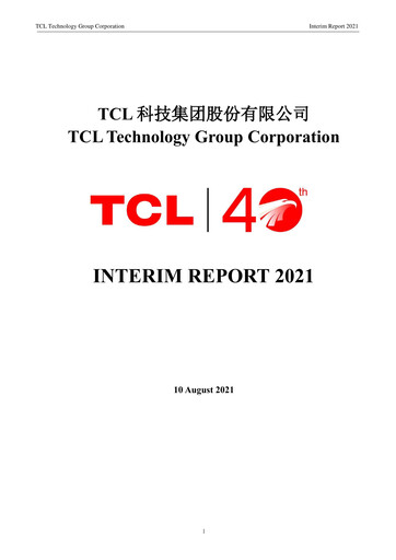 Miniature TCL Technology Group Corporation Rapport semestriel 2021-h1