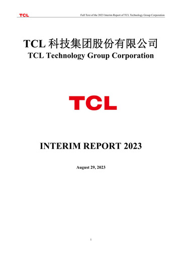 Miniature TCL Technology Group Corporation Rapport semestriel 2023-h1