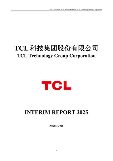 Miniature TCL Technology Group Corporation Rapport semestriel 2025-h1