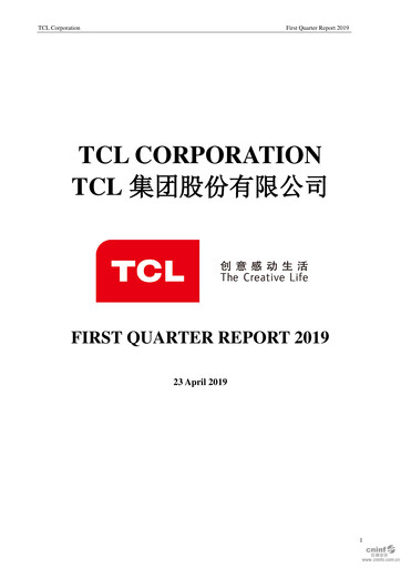 Thumbnail TCL Technology Group Corporation Quarterly Report 2019-q1