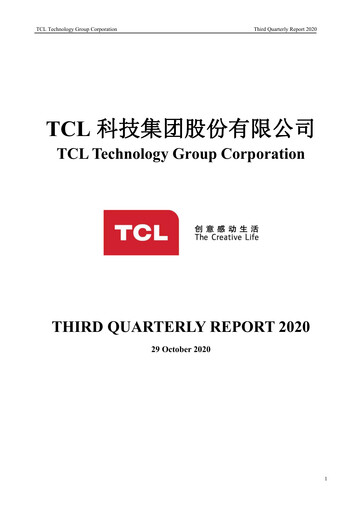 Thumbnail TCL Technology Group Corporation Quarterly Report 2020-q3