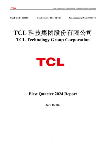 Thumbnail TCL Technology Group Corporation Quarterly Report 2024-q1