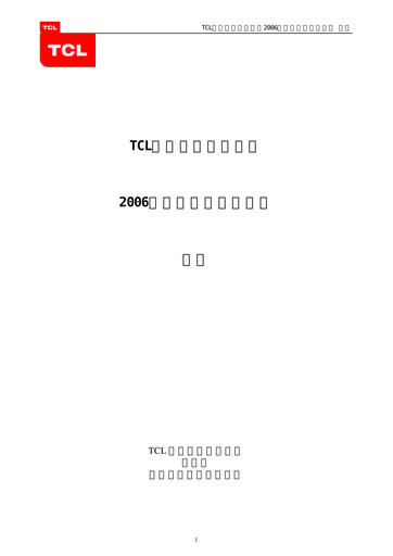 Thumbnail TCL Technology Group Corporation Quarterly Report 2006-q3