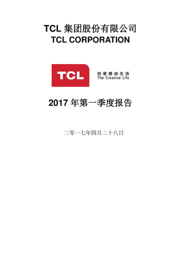 Thumbnail TCL Technology Group Corporation Quarterly Report 2017-q1