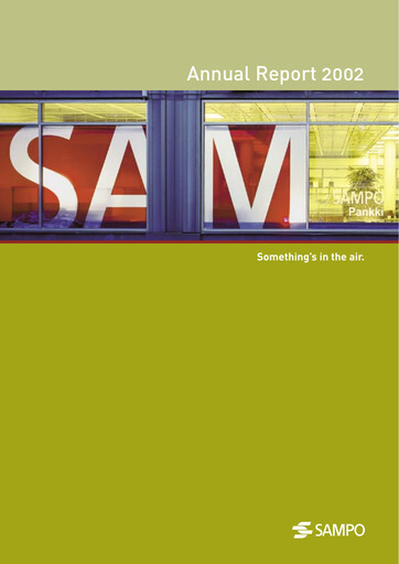 Thumbnail Sampo Annual Report 2002