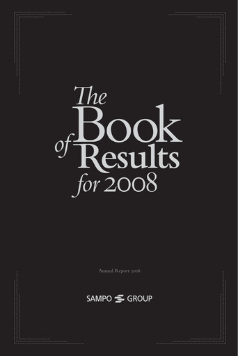 Thumbnail Sampo Annual Report 2008