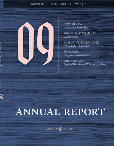 Thumbnail Sampo Annual Report 2009