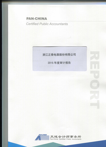 Miniature Zhejiang Chint Electrics Bilan financier 2015