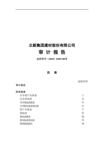 Thumbnail Beijing New Building Materials Financial Statement 2024