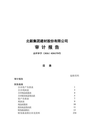 Thumbnail Beijing New Building Materials Financial Statement 2025
